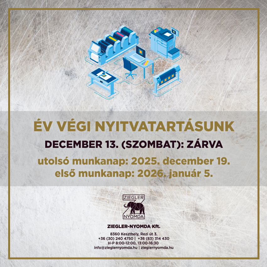 Év végi nyitvatartás